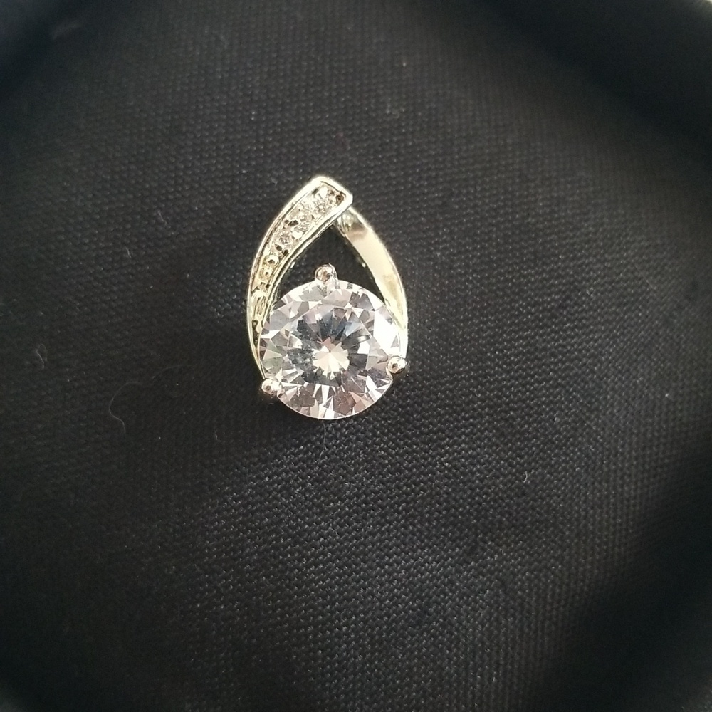 White Crystal Pendant